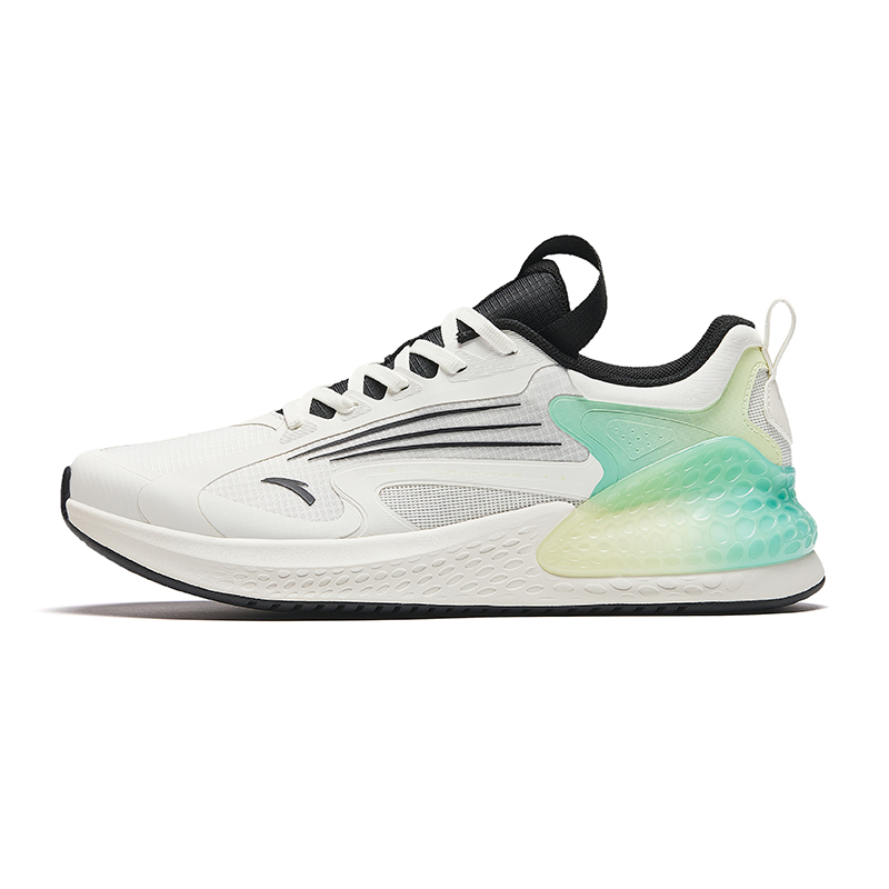Anta Running Collection Cushioning Anti-Slip Wear-Resistant Breathability Low-Top Running Shoes Men's Basic Black