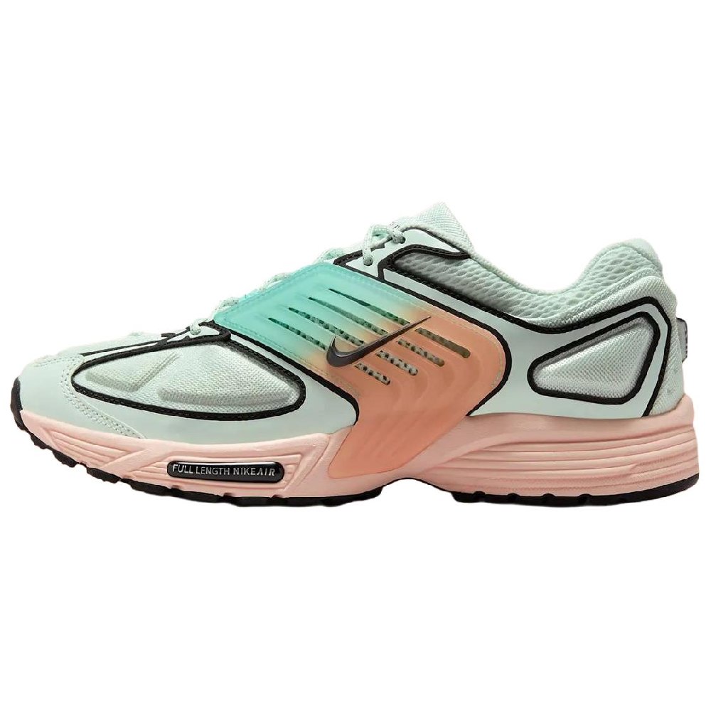 Nike Air Pegasus Wave Abrasion Resistant Low Top Running Shoes Men's Green Orange
