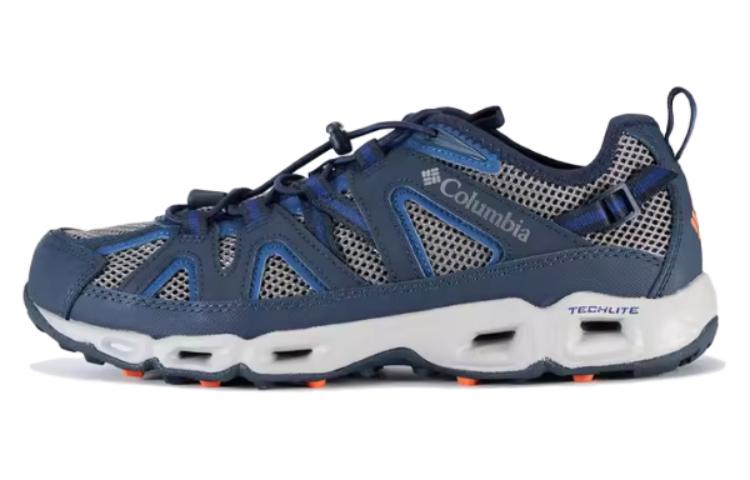 Columbia CREEL Cushioning Anti-Slip And Wear-Resistant Low-Top Outdoor Shoes Men's Blue Gray