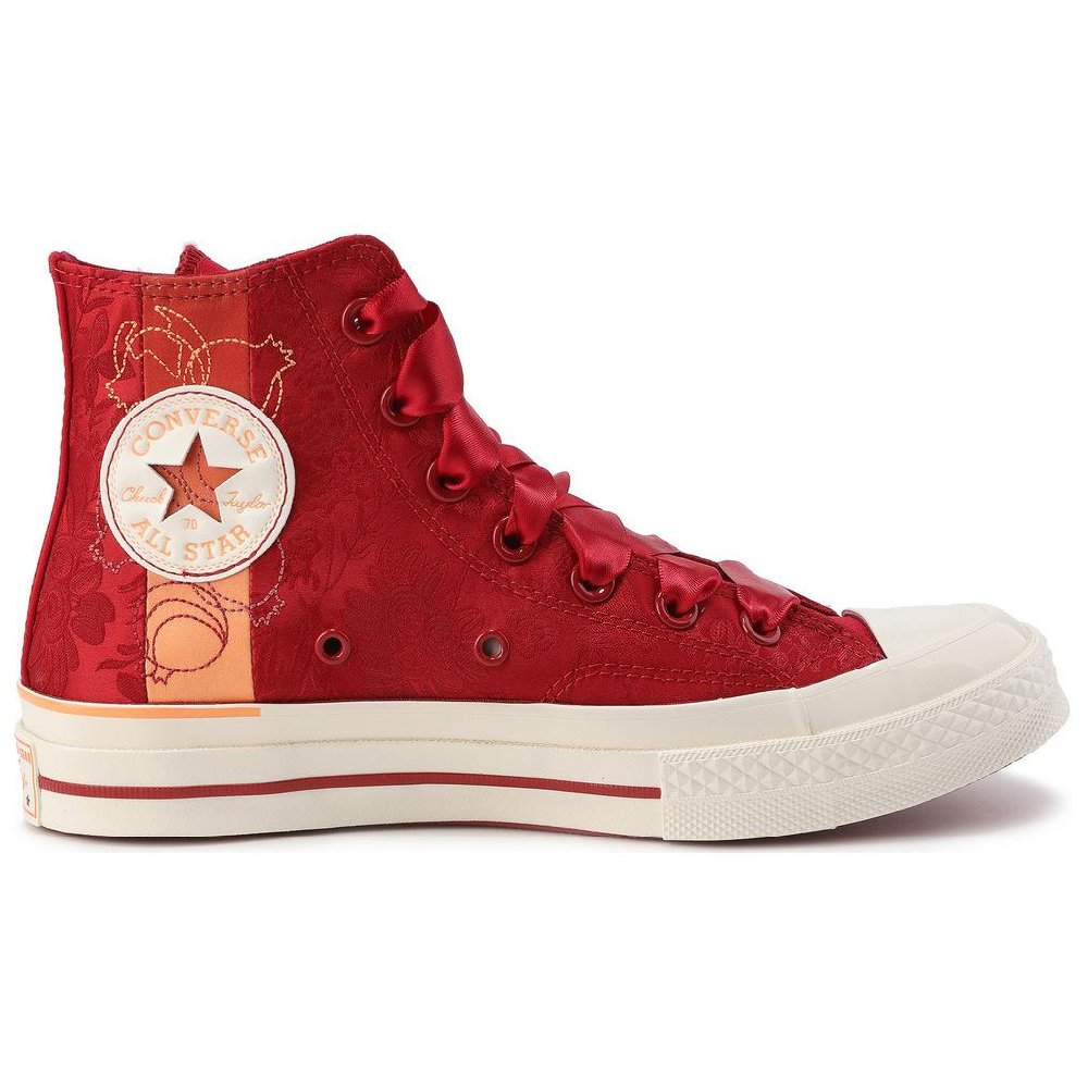 Converse 1970s Anti-Slip Wear-Resistant High-Top Canvas Shoes Unisex Red