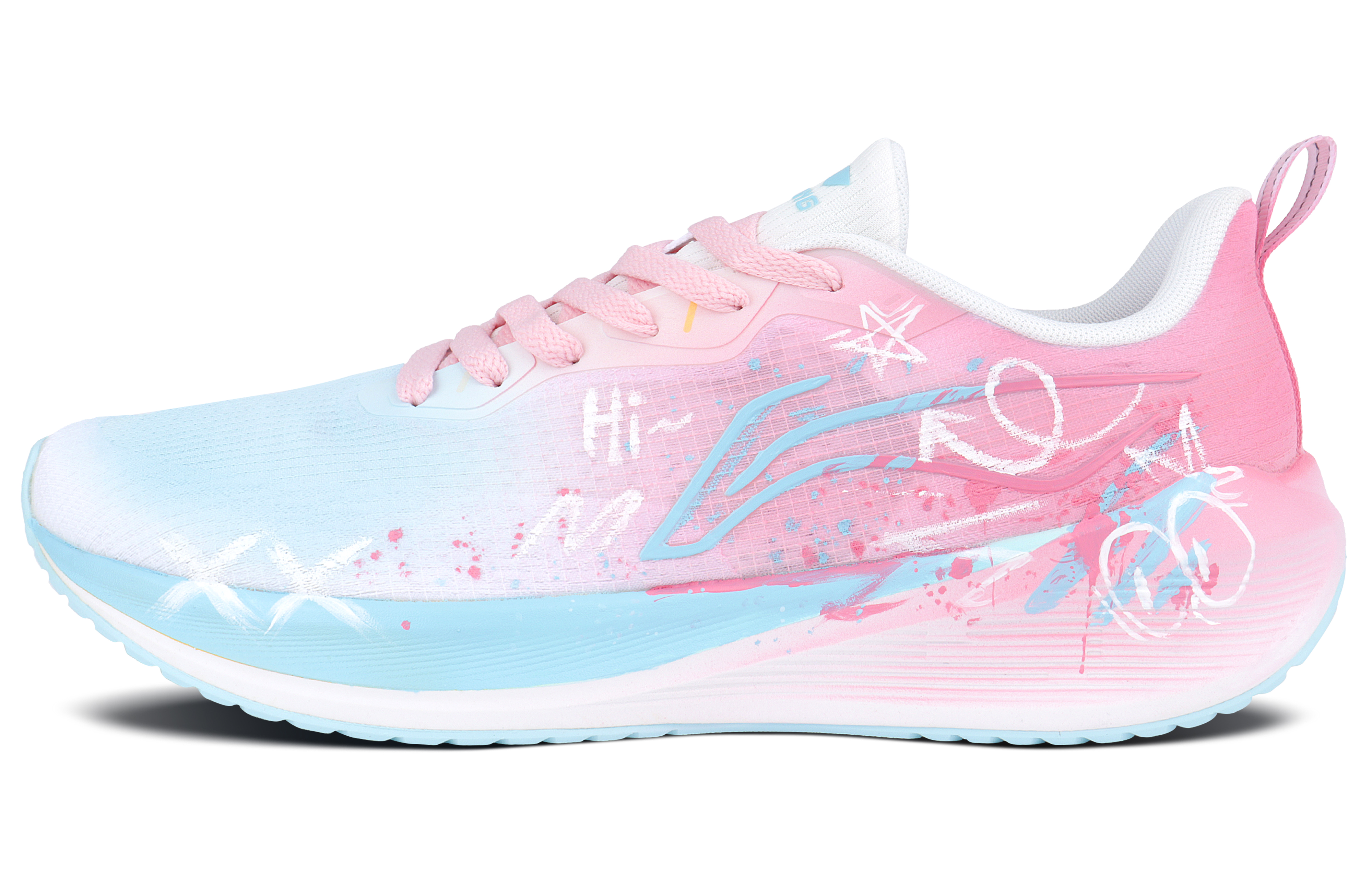 LINING Wuyue Running Shoes Men's Low top Blue, White