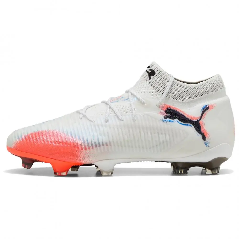 PUMA Future 8 Ultimate FG Firm Ground Natural Grass Wear resistant And Lightweight Soccer Shoes Unisex White