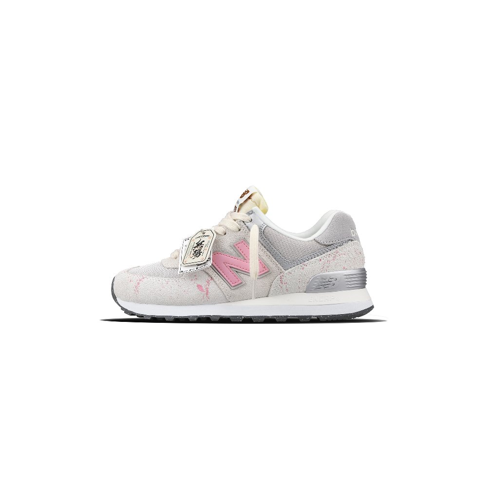 New Balance NB 574 Chocolate Festival Planning Low Top Casual Shoes Unisex Pink White