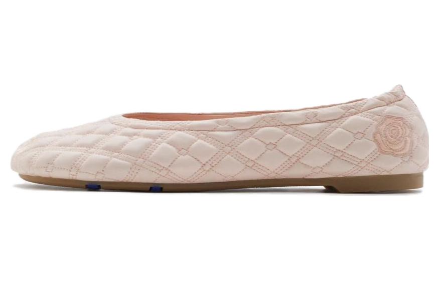 Burberry Sadler Leather Ballerina Shoes
