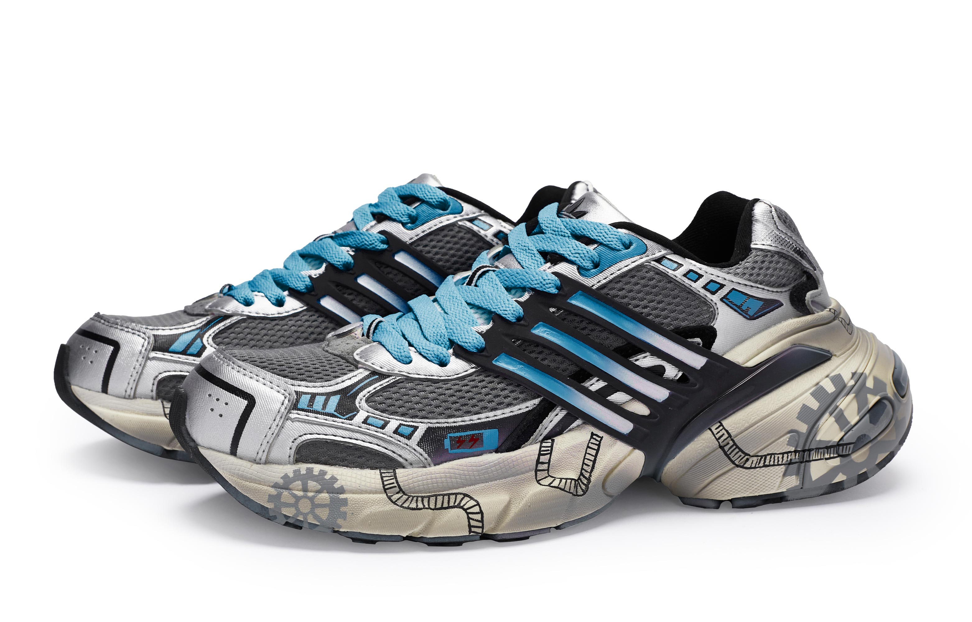 Adidas Originals ADISTAR XLG Casual Shoes Unisex Low top Lake Blue купить в интернет-магазине Yoocart с быстрой доставкой по России.