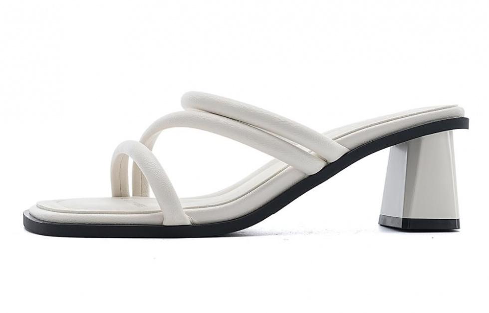 EBLAN Quiet Slide Slippers Women's Beige