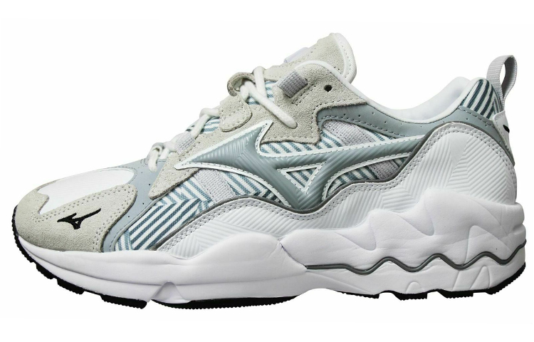 Mizuno Sport Style Wave Rider 1 Camo Cushioning Wear-Resistant Low-Top Casual Shoes Men's Gray