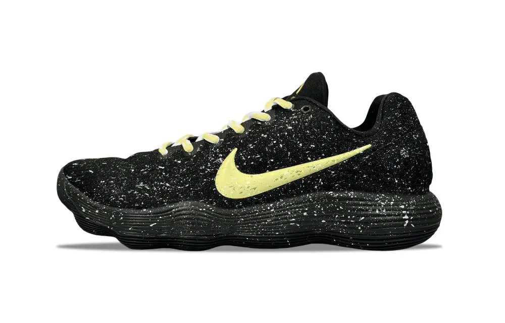 Nike Hyperdunk 2017 YDCC Gilded Baby's Breath Abrasion Resistant Low top Basketball Shoes Unisex Black Gold