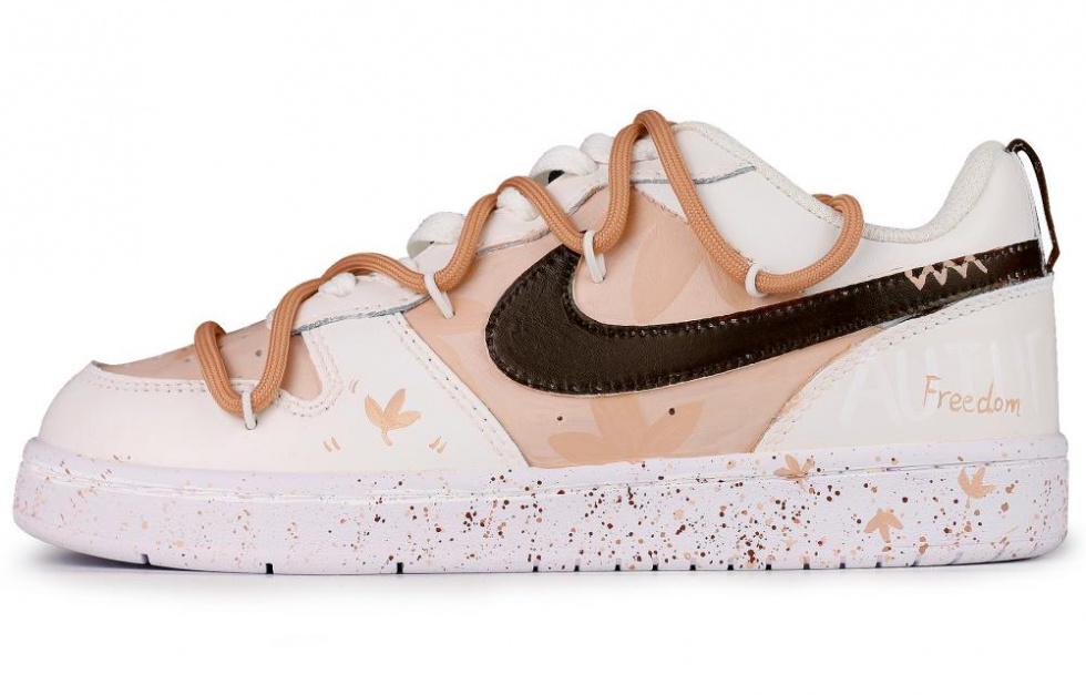 Nike Court Borough Skateboard Shoes Women's Low-Top Pink