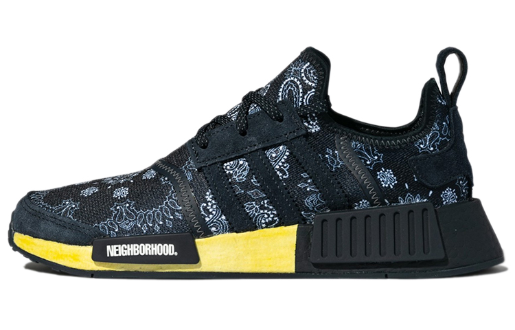 Adidas Originals Nmd R1 Neighborhood Paisley Night Navy