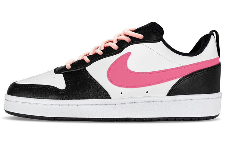 Nike Court Borough Low 2 Slip-Resistant Coverage Low-Top Skateboard Shoes GS Pink Black