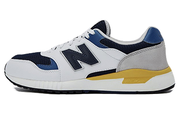 New Balance 574 White/Yellow/Blue