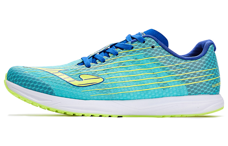 Joma Cushioning Abrasion Resistant Coverage Rebound Breathable Low Top Marathon Running Shoes Men's Blue Yellow