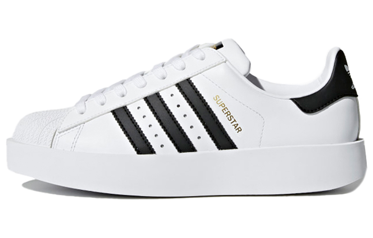 Adidas Originals Superstar Bold Leather White Black Women's