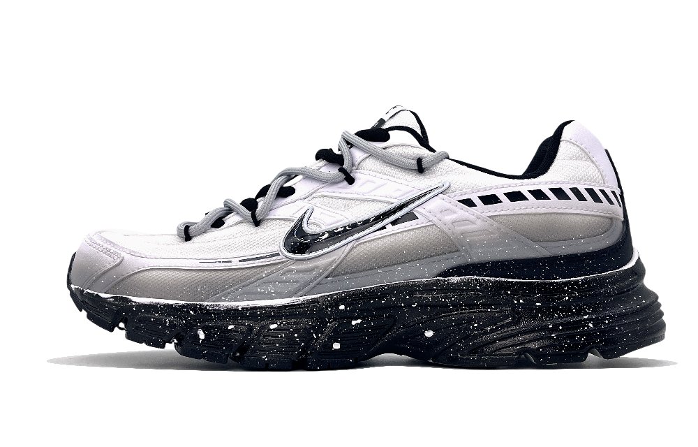 Nike Initiator Low Top Running Shoes Men's White Black
