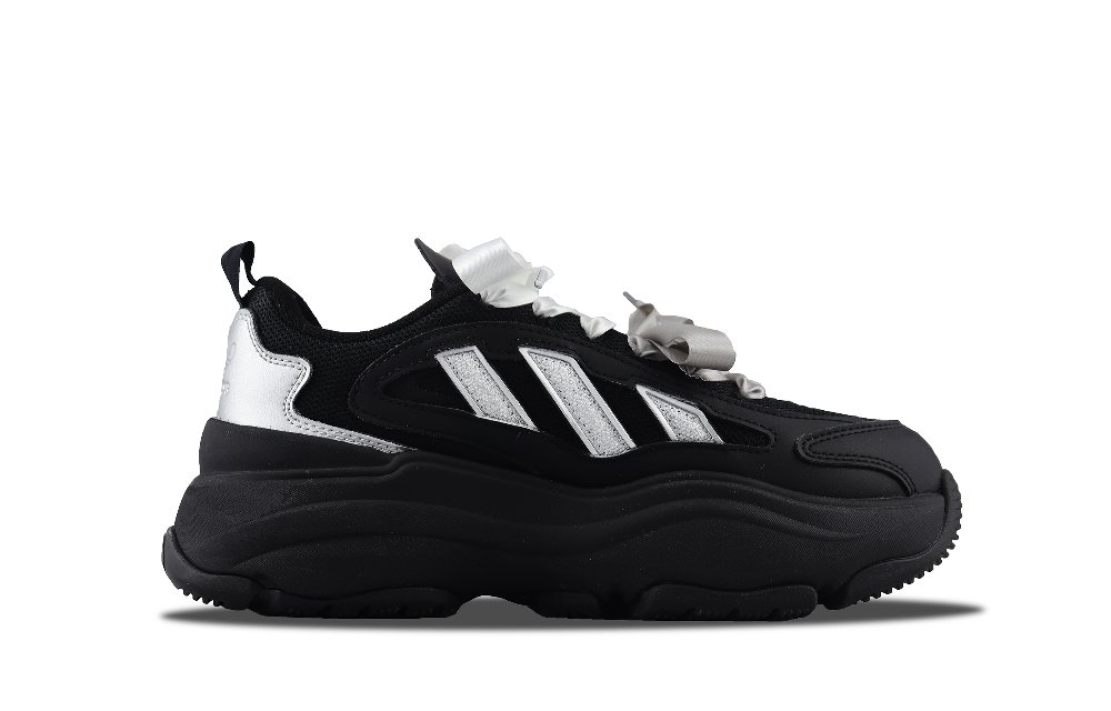 Adidas Originals OZGAIA Anti-Slip And Wear-Resistant Height Increasing Low-Top Casual Shoes Women's Black