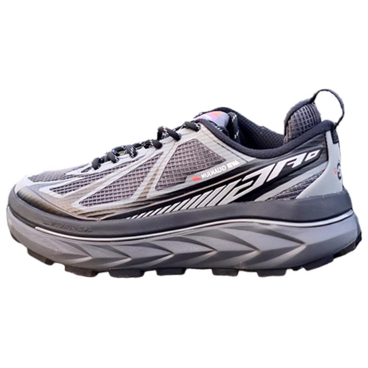 Anta Cushioning, Wear Resistant Low Top Running Shoes Men's Black Gray