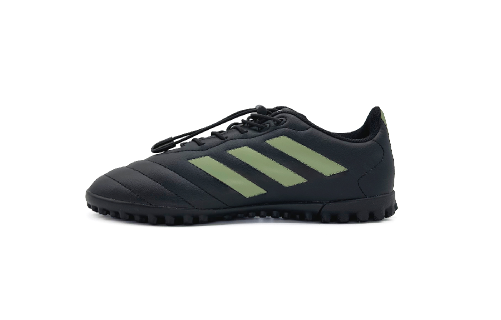 Adidas GOLETTO 8 Anti-Slip Wear-Resistant Soccer Shoes Unisex Black Green