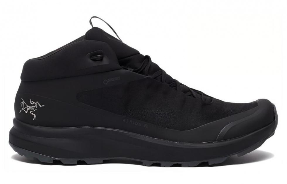 Arcteryx Aerios Fl Cushioning Anti-Slip And Wear-Resistant Mid-Top Running Shoes Men's Black