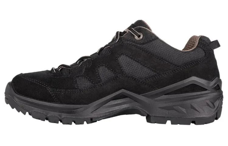 Lowa Sirkos Evo GTX LO Cushioning, Wear Resistant Low Top Hiking Shoes Men's Black