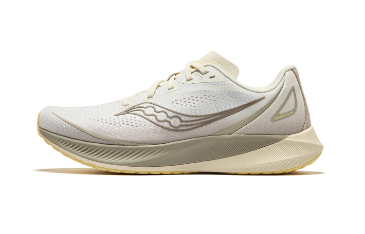 Saucony Low-Top Lightweight Training Cushioning Running Shoes Men's Beige Coffee