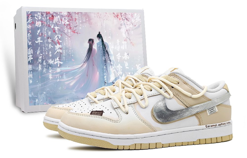 Nike Dunk Skateboard Shoes Men Low-Top Ecru