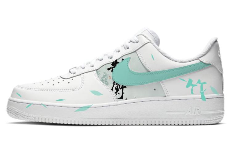 Nike Air Force 1 Low-Top Skateboard Shoes Men's Pure White