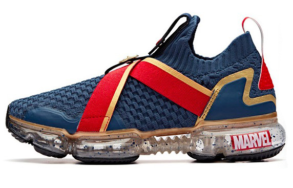 MARVEL x Anta SEEED Non slip Lightweight Low Top Casual Shoes Women's Blue