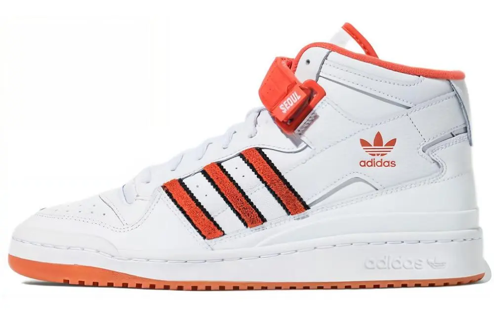 Adidas Originals Forum Mid 'White Orange'