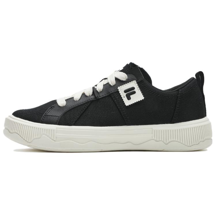 FILA FUSION POP 3 Anti Slip Wear Resistant Low Top Skateboard Shoes Women's Black