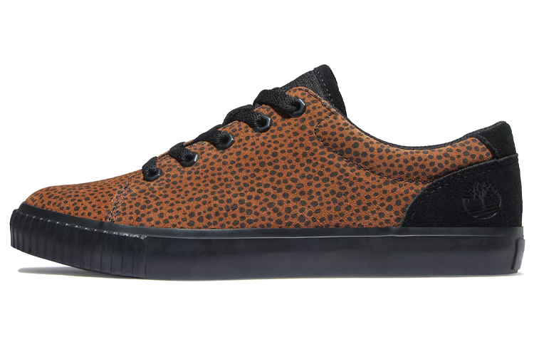 Timberland Skyla Bay Skateboard Shoes Women's Low Top Cheetah/Black