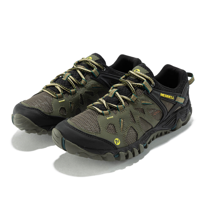 MERRELL All Out Blaze Waterproof, Breathable, Quick Dry, Lightweight Low Top Outdoor Shoes Men's Olive Green Black купить в интернет-магазине Yoocart с быстрой доставкой по России.
