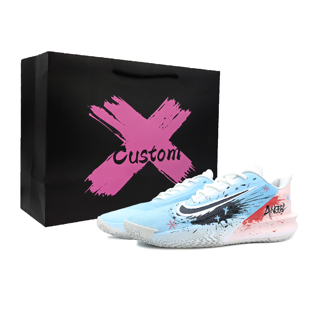 Nike Precision 7 Low Top Basketball Shoes Unisex Sky Blue