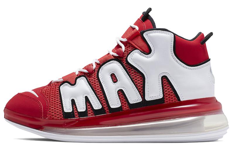 Nike Air More Uptempo 720 University Red White Black