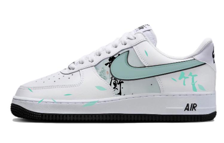 Nike Air Force 1 Low-Top Skateboard Shoes Men's White Black