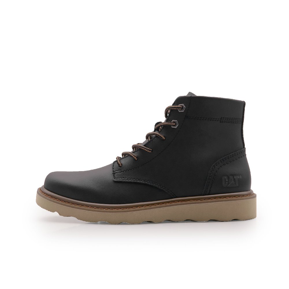 CAT Wear-Resistant Slip-Resistant Short Outdoor Boots Men's Black