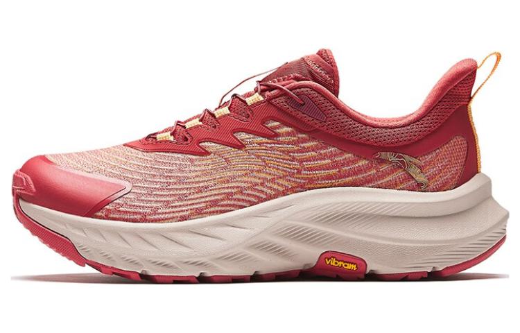 Anta Cushioning Wear-Resistant Low-Top Running Shoes Women's Cloud Apricot Orange