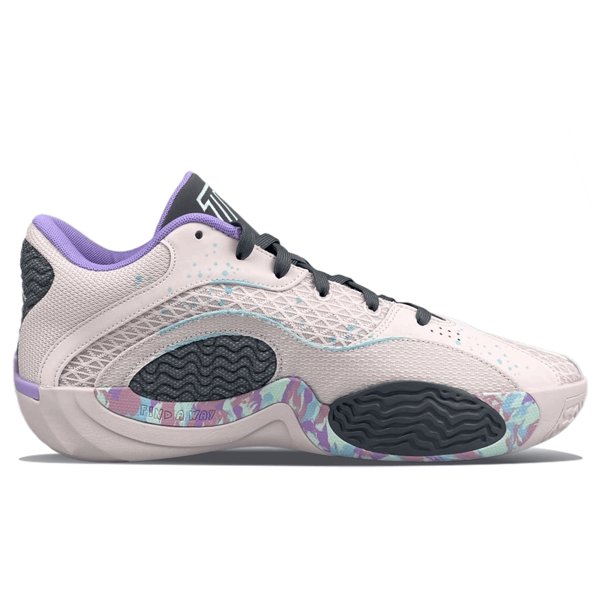 Jordan Tatum 2 Anti-Slip Wear-Resistant Low-Top Basketball Shoes Men's Beige Purple купить в интернет-магазине Yoocart с быстрой доставкой по России.