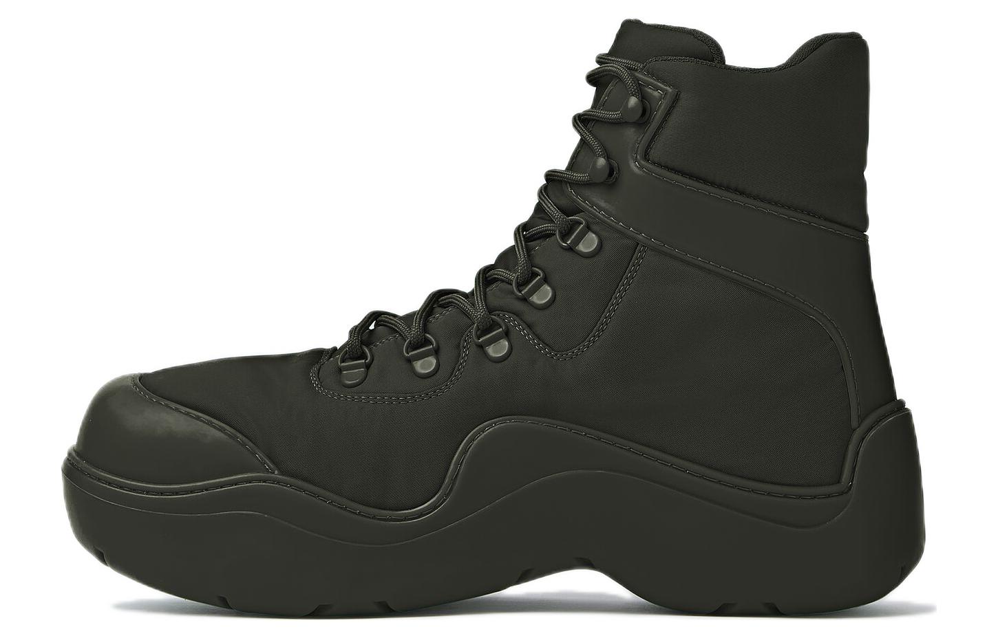 Bottega Veneta Puddle Short Martin Boot Men's Black