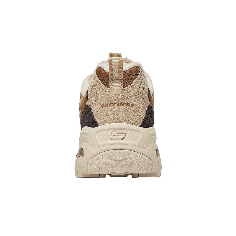 Skechers D'LITES 1.0 Abrasion Resistant Low top Chunky Sneakers Women's Brown