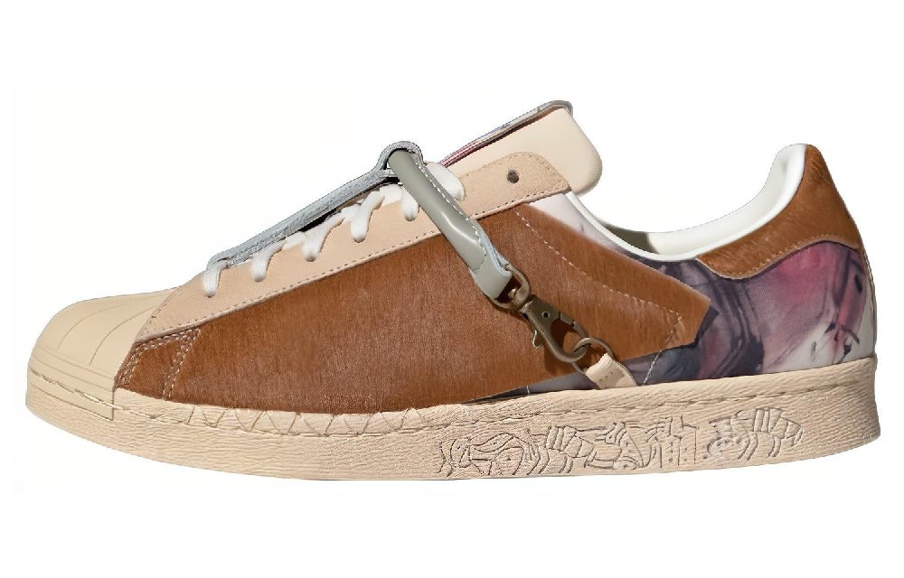 Adidas Originals Superstar 80s X Han Meilin 'Cream Brown'