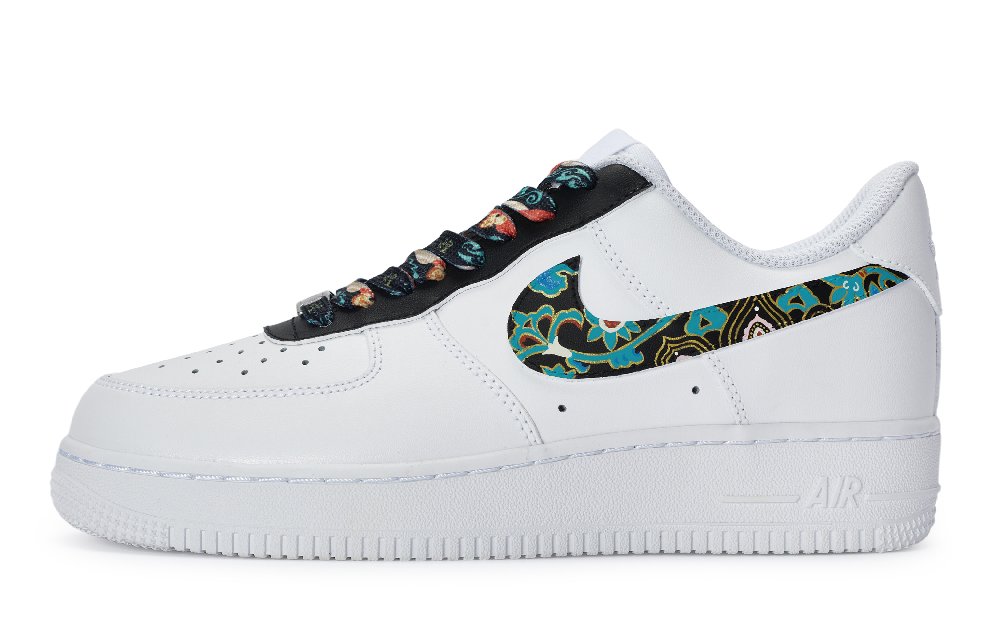 Nike Air Force 1 Skateboard Shoes Women's Low-Top Cyan
