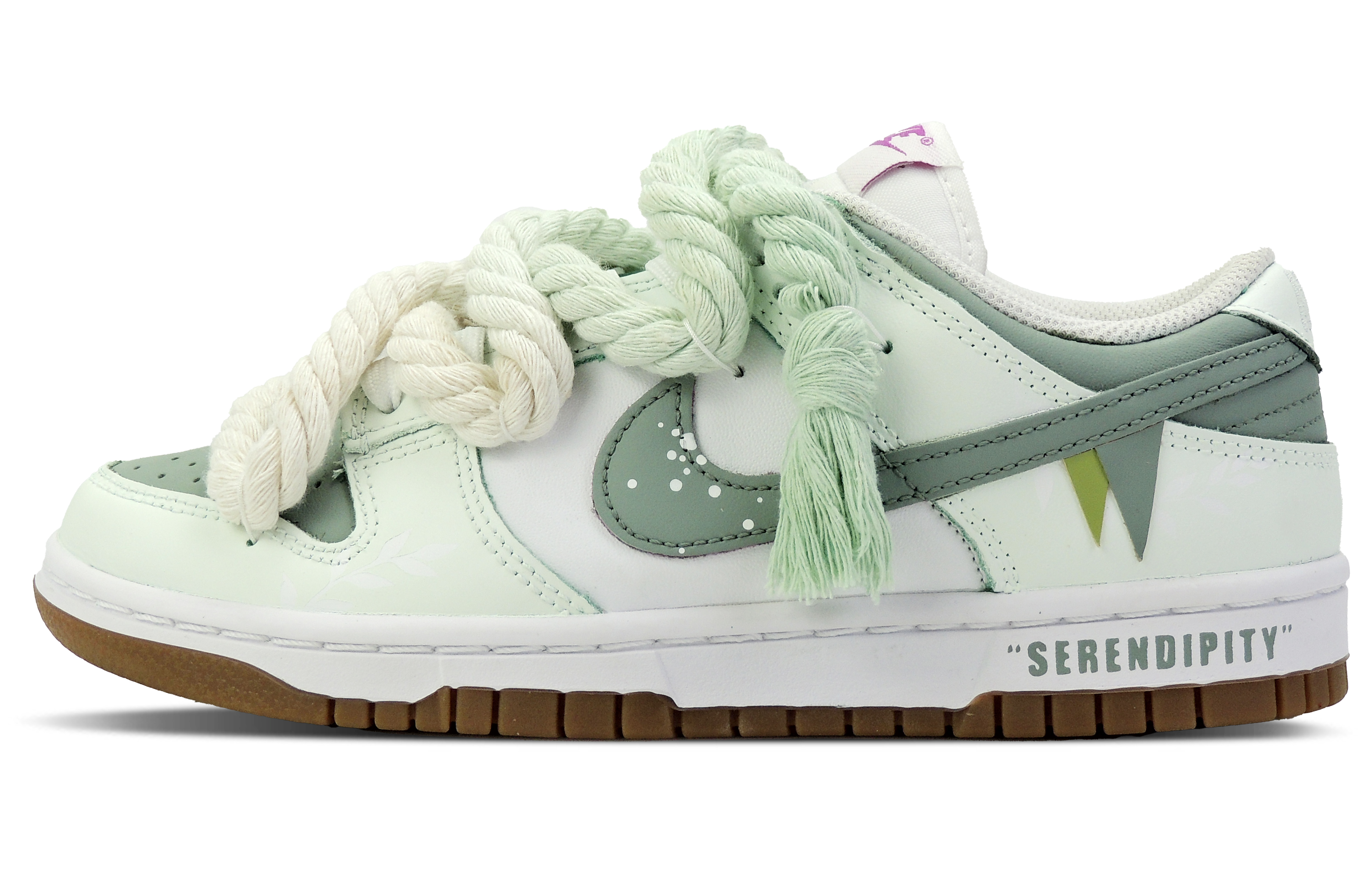 Nike Dunk Mint Mambo Green Foam Guanyin 520 Low-Top Skateboard Shoes Women's White Green