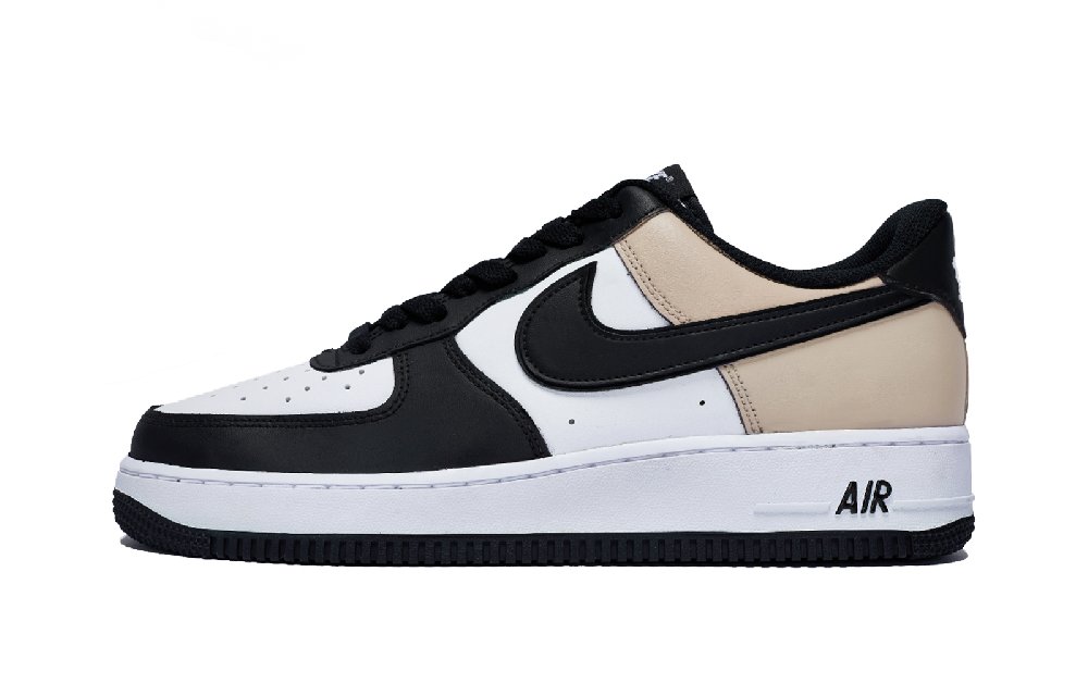 Nike Air Force 1 Puppy Fragment Low Top Skateboard Shoes Men's White Brown