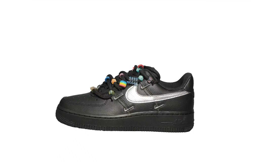 Nike Air Force 1 Low Top Skateboard Shoes Women's Black