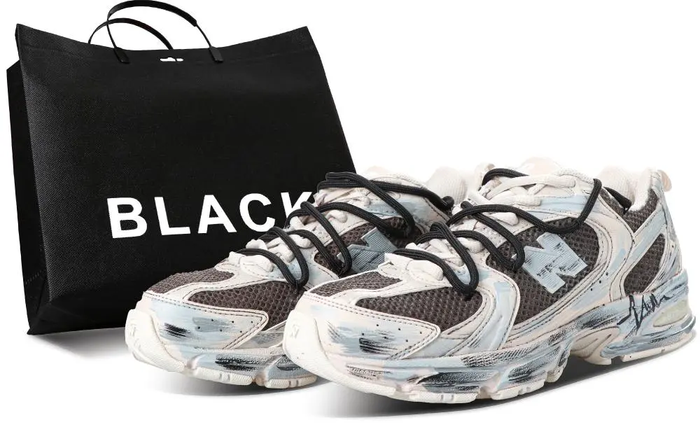 New Balance NB 530 Running Shoes Unisex Low top Beige/Blue/Black