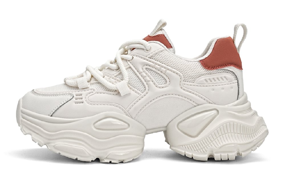 EBLAN Low-Top Chunky Sneakers Women's Beige