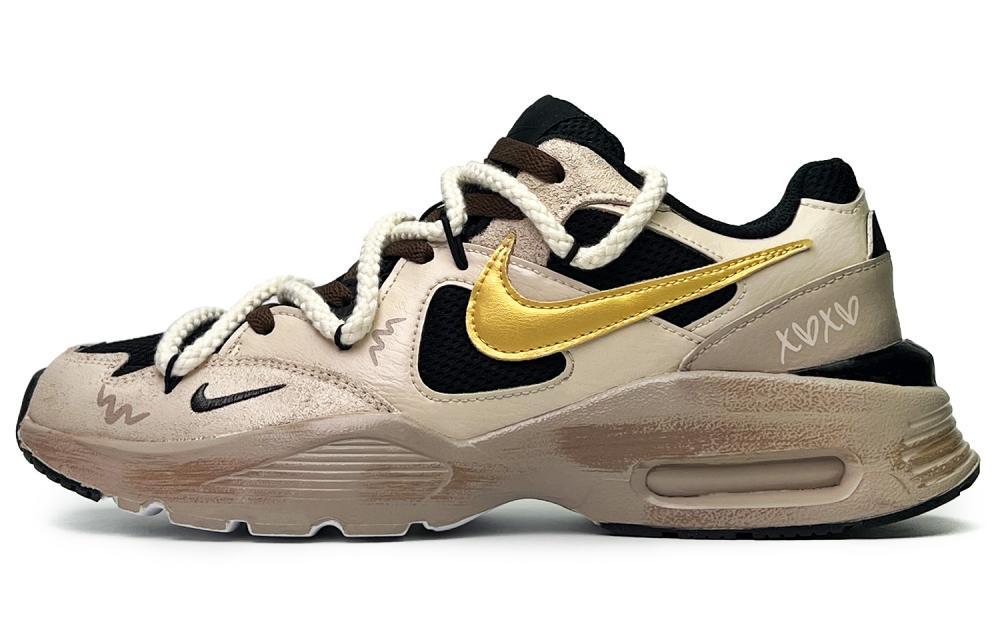 Nike Air Max Fusion Low-Top Running Shoes Women's Yellow Brown