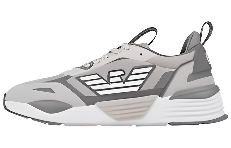 EMPORIO ARMANI Low Top Casual Shoes Men's Light Coffee