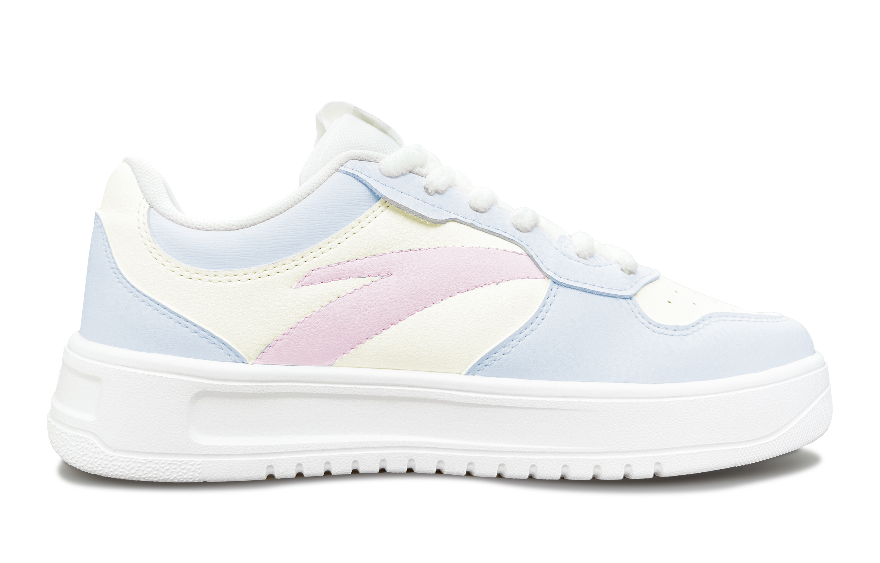 Anta Relaxed Slip Resistant, Abrasion Resistant, Lightweight Low top Skateboard Shoes Women's Blue Pink